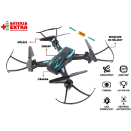 Imagem da oferta Drone Quadricóptero Techspy com Câmera Polibrinq DN10000