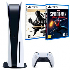 Imagem da oferta Console Sony PlayStation 5 + Jogo Ghost Of Tsushima Versão do Diretor + Jogo Marvel´s Spider-Man: Miles Morales