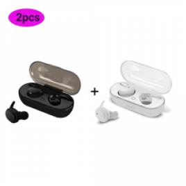 Imagem da oferta Kit de 2 Fones de Ouvido Sem Fio Bluetooth Y30
