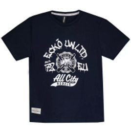 Imagem da oferta Camiseta Ecko Estampada Juvenil Azul Marinho - 14 Anos