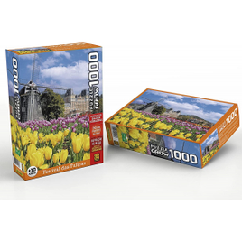 Quebra-Cabeças 1000 Peças: Festival Das Tulipas - Grow