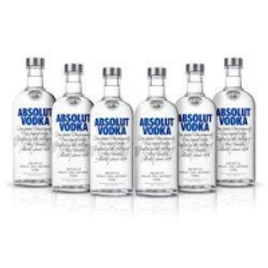 Imagem da oferta Kit Vodka Absolut Original 750ml - 6 Unidades
