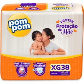 Imagem da oferta Fralda Pom Pom Derma Protek XG 38 Unidades