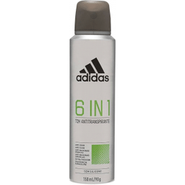 Imagem da oferta Desodorante Adidas Masculino Aerossol Antitranspirante 6 in 1 150ml