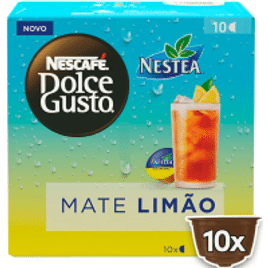 Imagem da oferta Caixa de Cápsulas Nestea Mate Limão Nescafé Dolce Gusto - 10 Cápsulas