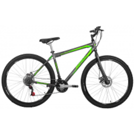 Imagem da oferta Bicicleta Aro 29 Mormaii Jaws 21 Marchas Freio V-Brake Quadro 19" - Grafite/Verde