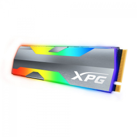 SSD Adata XPG Spectrix S20G RGB 1TB M.2 2280 NVMe Leitura 2500MBs e Gravação 1800MBs - ASPECTRIXS20G-1T-C