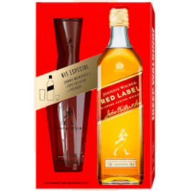Imagem da oferta Kit Especial Whisky Johnnie Walker Red Label 1L + Copo Exclusivo + Um Dosador