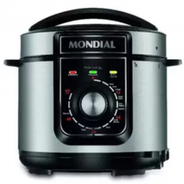 Imagem da oferta Panela de Pressão Elétrica Mondial Pratic Cook Preta 5L 2-I