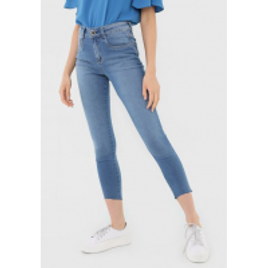 Imagem da oferta Calça Cropped Jeans Morena Rosa Skinny Giane Azul