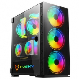 Gabinete Gamer Frost Mid Tower ARGB FAN Porta em Vidro Temperado GA-HFR-140 - Husky