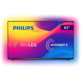 Imagem da oferta Smart TV Philips 65" Mini LED 4K 120Hz Ambilight 4 Android TV HDMI 2.1- 65PML9507