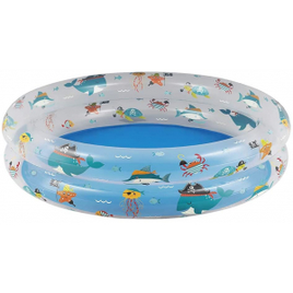 Piscina Infantil Estampada Fundo Do Mar Mor