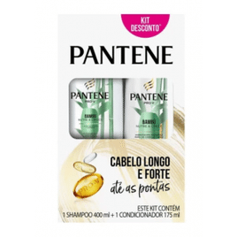 Imagem da oferta Kit Shampoo Pantene Bambu 400ml + Condicionador Pantene Bambu 175ml
