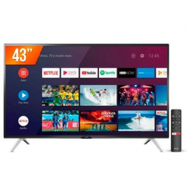 Imagem da oferta Smart TV LED 43" Full HD SEMP Android 2 HDMI 1 USB Bluetooth HDR Google Assistant - 43S5300FS