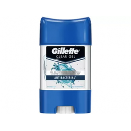 Desodorante Gillette em Gel Antitranspirante Masculino Antibacterial 82g
