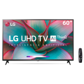 Imagem da oferta Smart TV LED 60" UHD 4K LG 60un7310psa com WI-FI Bluetooth HDR Inteligência Artificial Thinq AI