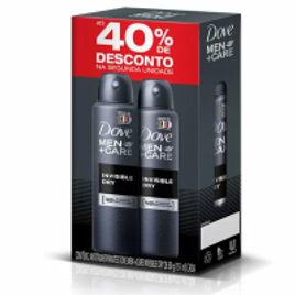 Imagem da oferta Kit Desodorante Dove Men Aerossol Invisible Dry 89g - 50% De Desconto Na Segunda Unidade