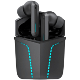 Imagem da oferta Fone de Ouvido Sem Fio Gamer WB Sentinel Bluetooth LED Som 360º Resistente a Água e Suor - WBTWSSENTPR