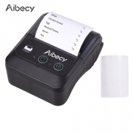 Imagem da oferta Impressora Térmica de Recibos Aibecy Portátil sem Fio BT 58mm 2 Mini USB