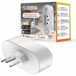 Imagem da oferta Smart Plug Wi-Fi RSmart 10A Ligue ou Desligue seus Eletrodomésticos Através do Celular Compatível com Alexa