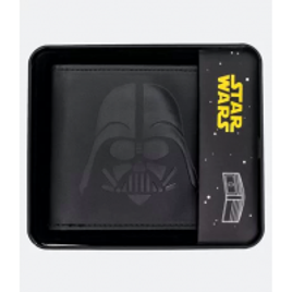 Imagem da oferta Carteira Darth Vader com Caixa de Metal Preto