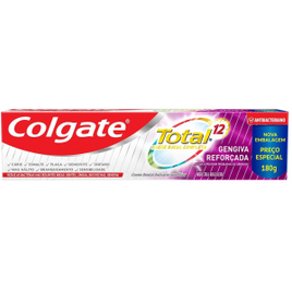 10 Unidades Creme Dental Colgate Total 12 Gengiva Reforçada 180g