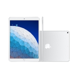 Imagem da oferta iPad Apple Air MUUK2BZ/A Wi-Fi 64GB IOS 12 Chip A12 Bionic Tela 10.5" Câmera 8MP Frontal 7MP Prata