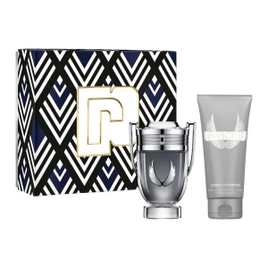 Imagem da oferta Kit Invictus Platinum Rabanne Coffret - Perfume Masculino EDP + Shower Gel