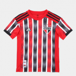 Imagem da oferta Camisa São Paulo Infantil II 19/20 s/nº Torcedor Adidas - Vermelho e Branco