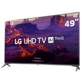Imagem da oferta Smart TV LED 49" UHD 4K LG 49UK6310 4 HDMI 2 USB Wi-Fi IPS ThinQ AI