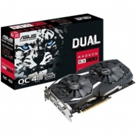 Imagem da oferta Placa de Vídeo Asus AMD Radeon RX 580 OC Edition 4GB GDDR5 256 Bits - DUAL-RX580-O4G