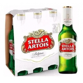Imagem da oferta Pack Cerveja Stella Artois Garrafa 275ml - 6 Unidades