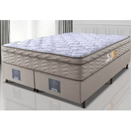 Imagem da oferta Cama Box Queen Colchão Ortopédico + Box 158x198x67 One Face Espuma D33 Dourado - CAMA INBOX