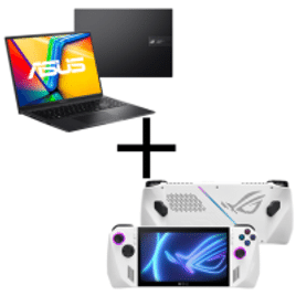 Imagem da oferta Kit Notebook Asus Vivobook 16X i5-12500H 8GB SSD 512GB Geforce RTX 2050 Tela 16" FHD W11 K3605ZF-N1420W + Asus ROG Ally