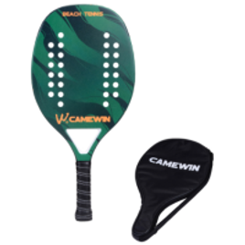 Raquete de Alta Qualidade de Carbono e Fibra de Vidro para Tênis de Praia/Beachtenis com Capa Protetora