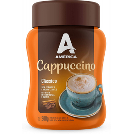 Imagem da oferta 2 Unidades Cappuccino Pó América Clássico Pote 200g