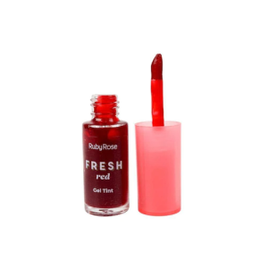Imagem da oferta Ruby Rose Gel Fresh Red  - Care Fun Lip Tint 5,5ml