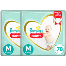 Fraldas Pampers Pants Premium Care M - 156 Unidades