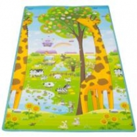 Imagem da oferta Tapete Infantil Girafa ABC Dupla Face - Ibimboo 1,80x1,20cm