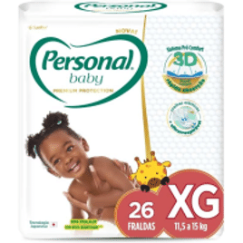 Imagem da oferta Fralda Personal Baby Premium Protection XG - 26 Unidades