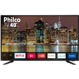 Imagem da oferta SMART TV LED 40” Philco PTV40E60SN Full  HD Conversor Digital Wi-Fi 2 USB 2 HDMI Netflix