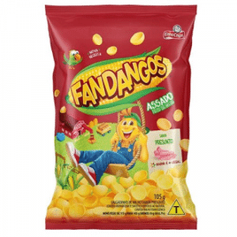 Imagem da oferta 3 Unidades de Salgadinho de Milho Fandangos Presunto Elma Chips 105g