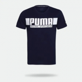 Imagem da oferta Camiseta Puma Style Athletic Graphics TEE Marinho Masculina Marinho
