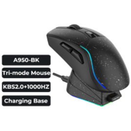 Mouse sem Fio Dareu PC Gaming Tri-Modo Bluetooth Wired 2.4G