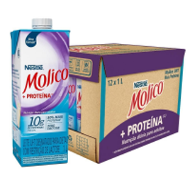 Imagem da oferta Leite Desnatado Molico +Pro Zero Lactose Caixa 12 unidades