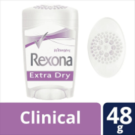 Imagem da oferta Desodorante antitranspirante rexona feminino clinical extra dry 48g