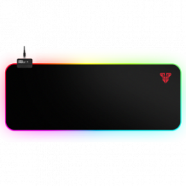 Imagem da oferta Mousepad Gamer Fantech Firefly Black RGB 800x300mm MPR800s