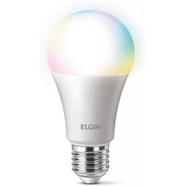 Smart Lâmpada LED Colors 10w Wi-Fi compatível com Alexa - Elgin 48BLEDWIFI00