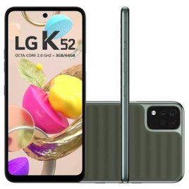 Imagem da oferta Smartphone LG K52 64GB 13MP Tela 6.5´ Verde - LMK420BMW